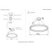 Подвесная люстра Crystal Lux TRON SP70W LED BLACK