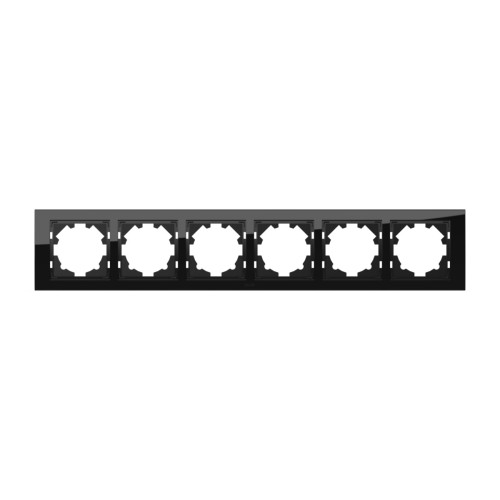 Рамка шестиместная ELBI Zena Platin 500-073300-252