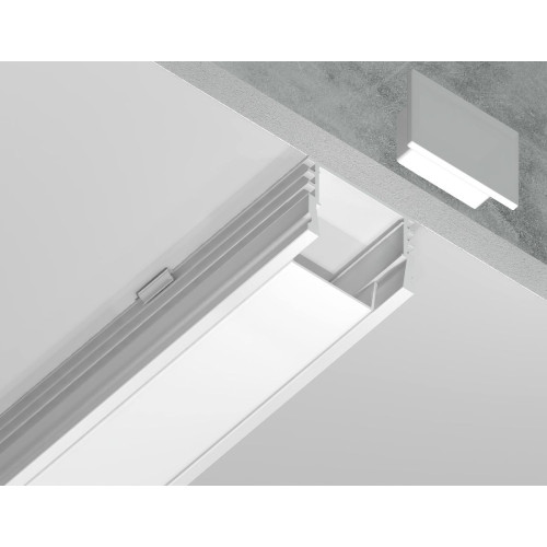 Алюминиевый накладной профиль Ambrella Light Alum Profile GP1750WH