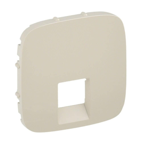 Лицевая панель Legrand Valena Allure розетки телефонной RJ-11/Ethernet RJ-45 слоновая кость 755416
