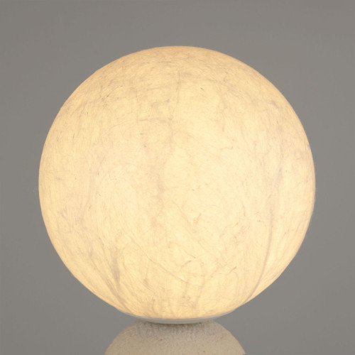 Настольная лампа Arlight SP-SILKA-TAB-R150-6W Warm2700 (WH, 330 deg, 230V, TOUCH-DIM) (IP20, Натуральный шелк) 056890