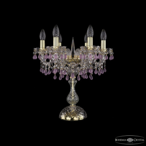 Настольная лампа Bohemia Ivele Crystal 1410L/6/141-47 G V7010