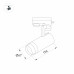 Трековый светодиодный светильник Arlight LGD-Gelios-4TR-R67-20W Day4000 033116