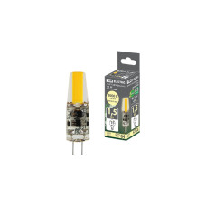 Лампа светодиодная TDM Electric G4 1,5W 3000K прозрачная SQ0340-0090