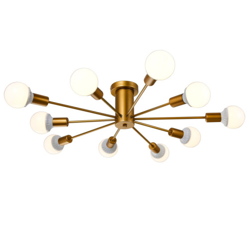 Люстра на штанге Natali Kovaltseva LOFT 79014/10С GOLD Люстра на штанге Natali Kovaltseva LOFT 79014/10С GOLD