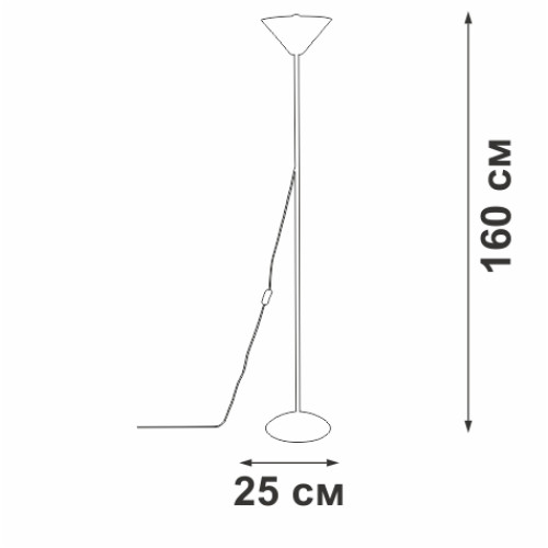 Торшер Vitaluce V2841-1/1P