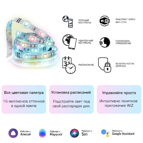 Светодиодная лента Gauss 3,2W/m 54LED/m RGBW 5M 5020122