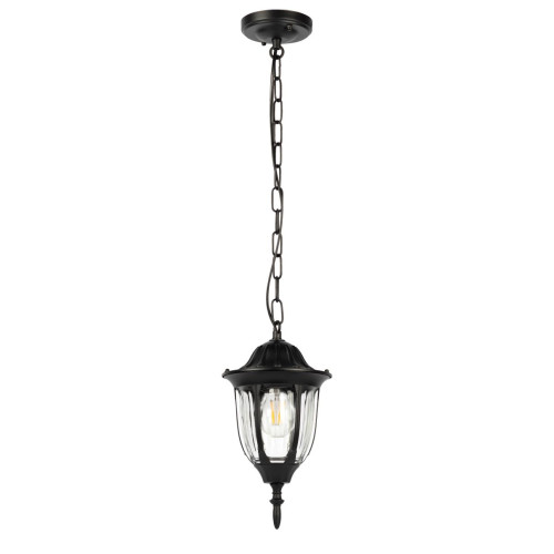 Уличный подвесной светильник ЭРА Галатея GBS-105-BL-0800 230В Е27 IP54 чёрный Б0071486