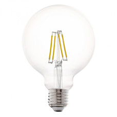 Лампа светодиодная филаментная Eglo E27 4W 2700К прозрачная 11502