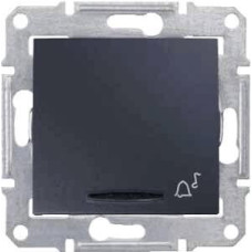 Выключатель кнопочный с синей подсветкой Звонок Schneider Electric Sedna 10A 250V SDN1600470