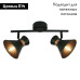 Спот Arte Lamp Baltimore A1406AP-2BK