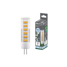 Лампа светодиодная TDM Electric G4 5W 4000K прозрачная SQ0340-0214