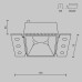 Встраиваемый светильник Maytoni Technical Share DL051-01-GU10-SQ-W