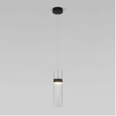 Подвесной светильник Eurosvet Lumen 50244/1 LED черный/прозрачный a061288