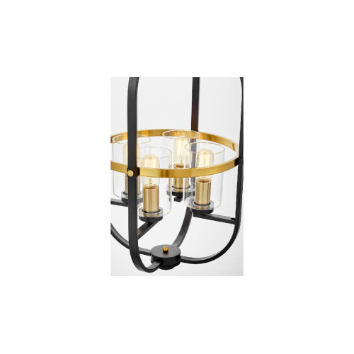 Подвесная люстра Lumina Deco Monterey LDP 1141-4 BK+MD