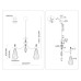 Люстра на штанге Ambrella Light High Light Ceramo Modern LH53183