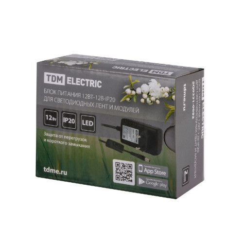 Блок питания TDM Electric 12Вт DC12В 1A IP20 SQ0331-0052