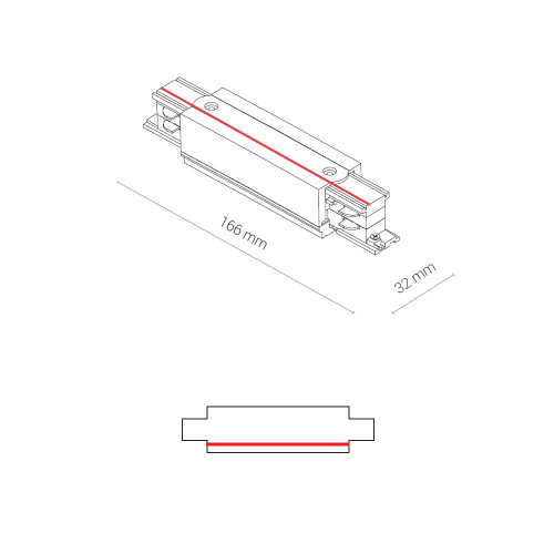 Коннектор прямой Nowodvorski Ctls Power 8708