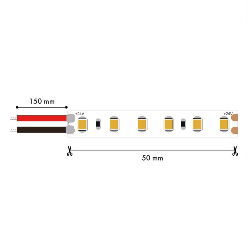 Светодиодная лента Favourite 24В SMD2835 4,8Вт/м 4000K 5м IP65 2001-40565