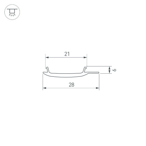 Экран Arlight STRETCH-S-20-WALL-SIDE-10m (RESPECT-ST) (Arlight, -) 040819