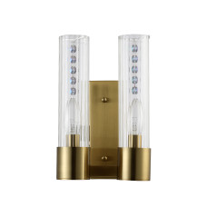 Бра Crystal Lux OTONO AP2 BRASS/TRANSPARENTE
