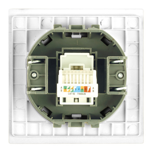 Розетка компьютерная 1-местная RJ-45 (механизм) Stekker Мия RST00-3117-01 50436