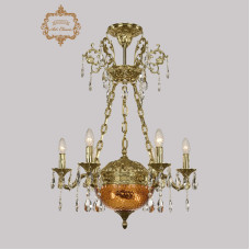 Подвесная люстра Art Classic 31.51.6.CK125SP.250SP.G.Sp.Amber.1C