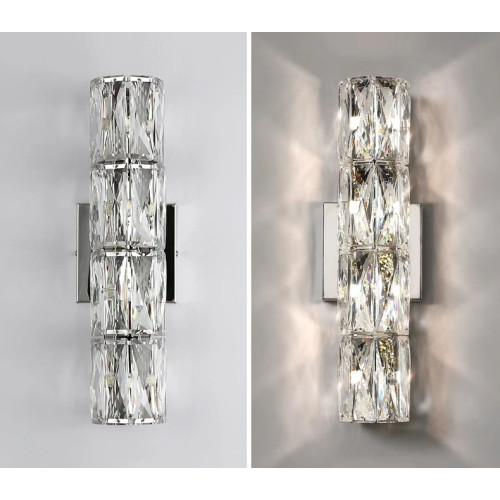 Настенный светильник Delight Collection Wall lamp A06W/4 silver/clear