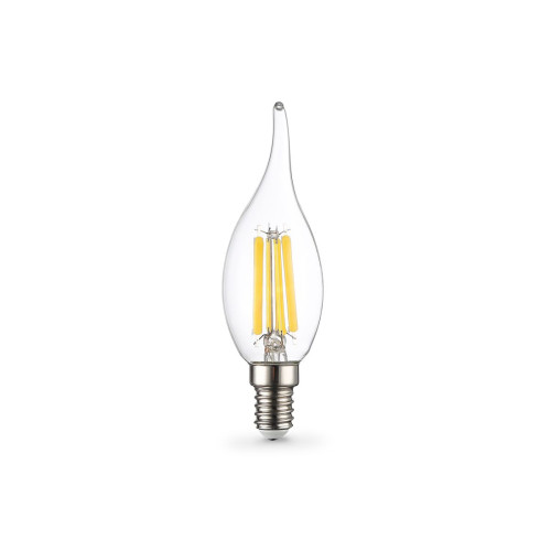 Филаментная светодиодная лампа Ambrella Light Bulbing E14 15W 4000K свеча на ветру 351524