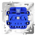 Розетка с защитными шторками и крышкой Voltum S70 VLS040303