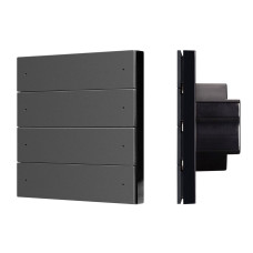 Кнопочная панель Arlight SMART DALI-301-22-8K-D2-IN Black (BUS, Frameless) (IARL, IP20 Пластик) 060974