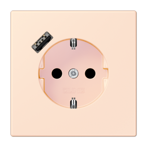 Розетка 2K+З USB Typ A Jung LC1520-18A226