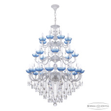 Подвесная люстра Bohemia Ivele Crystal AL78101/16+8+8/300/3d B WMN P Aquamarine/M-1F