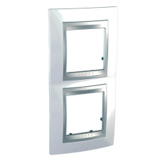 Рамка 2-постовая вертикальная Schneider Electric Unica Top MGU66.004V.092