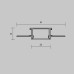 Рассеиватель для профиля 6114 Maytoni Led Strip ALM-6114-O-DF-10M 642015