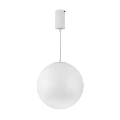 Подвесной светильник Arlight SP-SILKA-HANG-R300-7W Warm2700 (WH, 330 deg, 230V) (IP20, Натуральный шелк) 061916