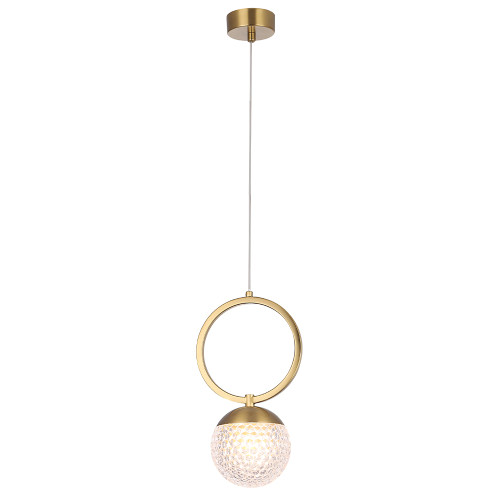 Подвесной светильник Crystal Lux CAROLINA SP1 V1 BRASS