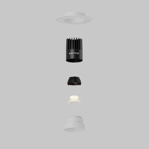 Встраиваемый светильник Maytoni Dip DL119-10W-2.7K-TRS-W