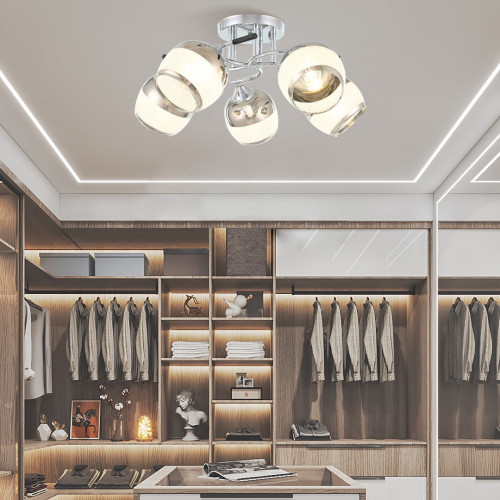 Потолочная люстра Arte Milano Amalfi 325985/5 CR+BK