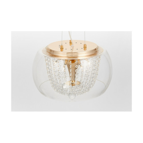 Подвесная люстра Lumina Deco Disposa LDP 7018-400 PR+F.GD