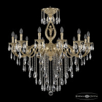 Подвесная люстра Bohemia Ivele Crystal Verona 72401/12/360 B G FA10B