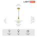 Подвесной светильник Lightera Bacalar LE124L-28G