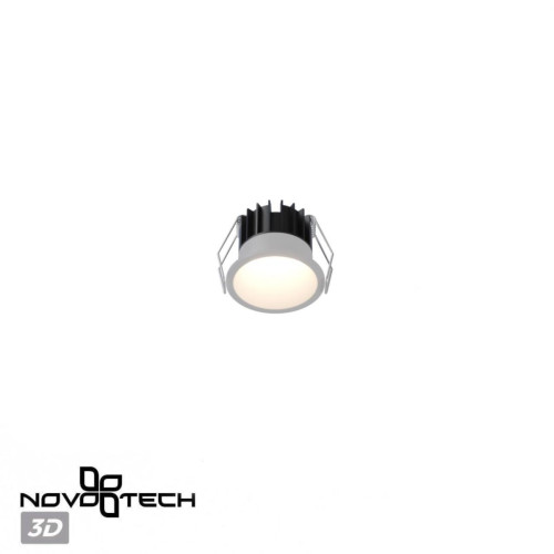 Встраиваемый светильник с переключателем цв. температуры Novotech Wir Brillo 359861