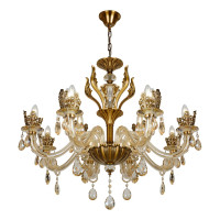 Подвесная люстра iLamp Asia 61078-8+4 BR