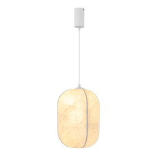 Подвесной светильник Arlight SP-SETA-HANG-L410х300-7W Warm2700 (WH, 320 deg, 230V) (IP20, Натуральный шелк) 056883