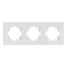 Рамка на 3 поста пластиковая Arlight FRM-PERIO-PL-3-WH 049754