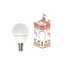 Лампа светодиодная TDM Electric Народная Е14 7W 3000K матовая SQ0340-0185