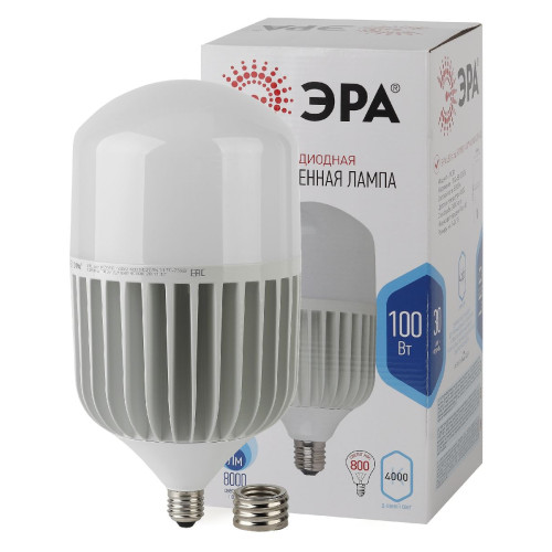 Лампа светодиодная Эра E40 100W 4000K LED POWER T160-100W-4000-E27/E40 Б0056122