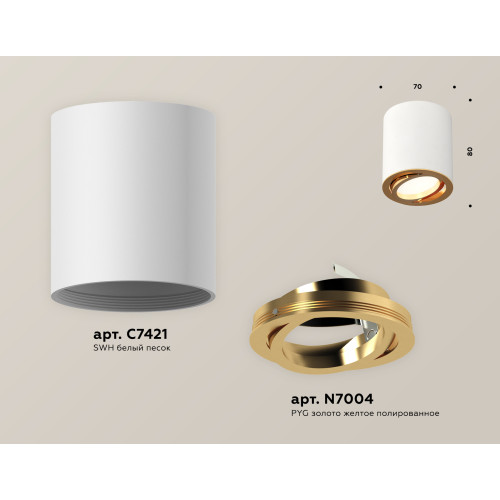 Потолочный светильник Ambrella Light Techno Spot XS7421003 (C7421, N7004)