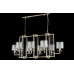 Подвесная люстра Crystal Lux Nicolas NICOLAS SP8 L1000 GOLD/WHITE